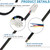 6 pin Leer Truck Cap Wiring Harness with Fuse Box Tag for Leer Camper Shell Truck Topper Wiring, Power for 3rd Brake Light/Dome Light/Lock and Unlock/Auxiliary Trailer Lights Converter