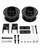 Dynofit 3" Front Leveling Lift Kit for 2014-2025 Ram 2500 4WD, 2013-2025 Ram 3500 (4x4) Pick Up, Heavy Duty Steel Strut Spacers with Shock Extension Brackets