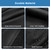 21" Portable Grill Tote Cover for Cuisinart VersaStand Grill CGG-180, CEG-980, Cuisinart CGG-306 Grills, 600D Heavy Duty Tear Resistance Tabletop Grill Cover, 21" x 19" x 10"