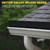 Powrocket 4 Pack Aluminum Gutter Valley Splash Guard,Keep Water from Overshooting The Gutter,for Valley,Corner,or Straight,10 inch Each Piece,Black