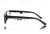 PLOPLO High Magnification Power Reading Glasses Readers 4.00-6.00 (Black, +4.0)