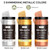 Nicpro Large Acrylic Paint Metallic, 3 Colors Gold, Silver, Copper 101.4oz/3000ml Gold Leaf Paint, Non Toxic, Non Fading for Art Painting, Handcrafts, Multi-surface, Canvas, Wood, Clay Metal Furniture