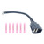 Engine Radiator Cooling Fan Wiring Harness Side Connector Plug Compatible with Ford Mustang 2005-2014,Replace for 4R3Z8C607AA 6R3Z8C607AA 7R3Z8C607A AR3Z8C607A BR3Z8C607A DR3Z8C607B 620-137