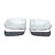 HECASA Tow Mirror Caps Covers Compatible with 1988-2019 Chevy Silverado GMC Sierra Truck Pickup Replacement for 23444125 23444126 23444119 2344412 Plastic Glossy Black