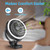 Tuanse 2 Pcs 10000mah Camping Fan with LED and Timer, 8 Inch Rechargeable Tent Fans with Clip on & Hanging Hook for Outdoor Tent, Travel, RV, Picnic, 3 Speed & 3 Brightness