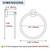 Round Towel Ring Brushed Nickel, SUS304 Stainless Steel Hand Towel Holder Wall Mounted for Bathroom