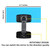 Acrylic Stick-On Security Mirror, Wide Angle Convex Rear View Mirror for Cubicle Desk Computer PC Monitor to See Behind You for Office Work Car Personal Safety and Security Decor Accessories