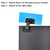 Acrylic Stick-On Security Mirror, Wide Angle Convex Rear View Mirror for Cubicle Desk Computer PC Monitor to See Behind You for Office Work Car Personal Safety and Security Decor Accessories