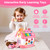 Toddler Girl Toys for 1 Year Old, Montessori Toys for 1 Year Old Girl Birthday Gift, 8 In 1 Pink Baby Musical Learning House with Sound Light Music, Creative Gifts for Baby Toys 6-12 18 Months