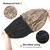 Auban Shower Cap, Shower Cap for Women Terry Cloth Lined EVA Exterior Reusable Double Layer Waterproof, Large Bath Hair Cap, Hotel Travel Essentials Accessories Cleaning Supplies (Leopard)