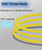 3.3FT 12AWG Heavy Duty Extender AC Plug Adapter [4-in-1], 15 Amp Household to 20 Amp T Blade Power Extension Cord, 12AWG Nema 5-15P to 5-20R/ 6-15R/ 6-20R, 15A 125V to 20A 250V Adapter Cable 1m