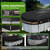 QH.HOME 15x27 Ft Oval Pool Cover for Steel Wall Oval Pool, [Excellent Windproof ] with Adjustable Buckle Straps & Drawstring Hem. [Durable, Tear Resistant]