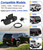 LAIKOU 113436 Twist Handle Kit Replacement for Leer Truck Caps 100XQ, 100XL, 100XR and TSC700 Tonneau with Cables and 2 Keys, Black (113436-100XQ)