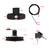 LAIKOU 113436 Twist Handle Kit Replacement for Leer Truck Caps 100XQ, 100XL, 100XR and TSC700 Tonneau with Cables and 2 Keys, Black (113436-100XQ)
