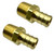 GRIDTECH (2 Pack) Brass 1/2” PEX to 3/8” NPT Male Connector Fitting, Lead-Free Adapter Heavy-Duty High-Pressure Support, Rust and Corrosion Resistant