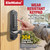 Elemake Mechanical Door Lock with Handle, Left Handed Keyless Entry Door Lock with Keypad, Combination Door Lever Lock - Not Deadbolt