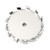 PGFUN 304 Stainless Steel Dispersing Disc 30-500mm/1.2-19.7 inch Dispersion Impeller High Speed Dispersing Machine Blade Paddle Impeller with 8mm Shaft Hole (Dia 100mm/3.9")