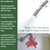 High Sierra® - Solid Metal 1.25 GPM Award Winning, Ultra Low Flow Shower Head with Trickle Valve. Patented Nozzle Never Clogs. Long Nut Hides Shower Arm Threads. Oil Rubbed Bronze Finish