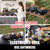 TopFleme 3 Burner Propane Stove 32,300 BTU High-Efficiency Tempered Glass Auto-Ignition Gas Burner Stove Top with CSA Hose for Outdoor RV Camping Emergency Cooking