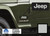 Decal Mods 97-06 TJ Fender Small Jeep Side Logo Graphic fits Jeep Wrangler TJ (1997-2006) (Set of 2) SJ3Y6 Metallic Silver