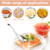 4 PCS Caviar Spoon Professional Spherification Spoon Slotted Spoon Stainless Steel Spherification Spoon Caviar Box Spherification Kit for Caviar, Egg Whites and Yolks Separated