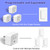 Remote Control Outlet,Greencycle 1PK Wireless Remote Control Outlet Plug,On/Off Light Switch Wall Mounted,500ft Range,15A 1500W Wireless Outlets for Household Appliances,No Wiring,White