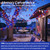 cshare Red White and Blue Solar Fairy Lights, Memorial Day Lights Waterproof Outdoor 39.4ft 120LED 8 Modes Memory Function Independence Day Memorial Day Decorations, CS-SL-5M