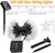 4th of July Twinkle Solar Star String Lights Decorations Outdoor Waterproof Fairy Lights 39FT Red White and Blue 100 LED with 8 Lighting Modes for Independence Day President Day Memorial Day