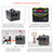 Yinleader 110V to 220V Voltage Converter Transformer Step Up/Down 120V to 240V with 2 US&2 EU Outlets 1500W [110V US Power Cord Included Only, No 220V Cord]