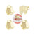 4-Piece 18K Gold-Plated Hip Hop Teeth Grillz - Fake Teeth, Single Teeth Grillz, Caps & Top Grill 4-Piece 18K Gold-Plated Hip Hop Teeth Grillz - Fake Teeth, Single Teeth Grillz, Caps & Top Grill