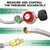 5FT 0-30 PSI Adjustable High Pressure Propane Regulator with Gauge 0~60PSI Gas Flow Indicator Stainless Propane QCC1 Hose with 3/8 Flare x 1/8 MNPT Fits for LP Gas Cooker, Burner, Turkey Fryer, Smoker