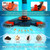 TidyMister Pool Vacuum Head with Side Brush,Universal Steering Handle & Universal Rotatable Hose Adapter,Swimming Weighted Pool Brush Vac (Safe for Vinyl Liner Pool) for Inground & Above Ground Pools
