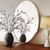 KOHROS Bathroom Mirrors for Over Sink - Oval Frameless Mirror - Beveled Polished Wall Mirror for Bathroom, Vanity, Bedroom (17.8" W x 23.6" H Oval)