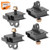 Bottom and Top Engine Mount Rubber Damper Kit Compatible with Yamaha YXR660 Rhino 660 Grizzly 660 2002-2008 5UG-21485-00-00