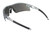 TITUS G20 All Sport Safety Glasses Shooting Eyewear Motorcycle Protection ANSI Z87+ Compliant (Transparent Frame - Mirror Lens - With Pouch)