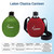 Laken Clasica 34oz Water Canteen, Aluminum Camping Bottle with Neoprene Pouch and Strap, Narrow Mouth, Leak Proof, BPA Free, Red