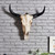 Merkaunis 12 Pcs European Mount Skull Hanger, Metal Deer Skull Mount, European Deer Mount Skull Mount Hangers for Deers Mule Antelope Deers Skull and Small Game Animals, Complete with Screws, Black