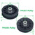 POSEAGLE 2 Pack 532194326 V-Groove Idler Pulley with 532194327 Flat Idler Pulley 532140218 Belt 1/2x84 and Hardware Kit for Husqvarna GTH2448T GTH2454T GTH2648 YTH1848XPT YTH2548XP Lawn Tractors