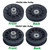 POSEAGLE 2 Pack 532194326 V-Groove Idler Pulley with 532194327 Flat Idler Pulley 532140218 Belt 1/2x84 and Hardware Kit for Husqvarna GTH2448T GTH2454T GTH2648 YTH1848XPT YTH2548XP Lawn Tractors