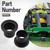 6 Pack M167267 Yoke Bushing Compatible with John Deere Ztrak Lawn Mowers Z235 Z255 Z335E Z355E Z335M Z345M Z345R