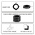 Hose Nozzle, Lichamp Heavy Duty Brass Fireman Style High Power Leak Proof Adjustable Garden Water Sprayer, Suitable for Car Wash, Patio Cleaning, Watering Lawn and Garden, Shower Pets (Black)