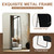 Delma Wall Full Length Mirror,Standing Mirror Full Body,Large Floor for Wall Door Bedroom Bathroom Living Room with Aluminium Frame(with Stand,56x15-Black)