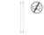 Diamond Coated Round Hacksaw Blade, (2 pcs)