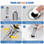 Bathroom Sink Stopper Hair Catcher, Pop Up Sink Drain Filter with Removable Stainless Steel Filter Basket Hair Catcher, for US Bathroom Sink Stopper Replacement. (1Pcs)