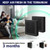 REPTI ZOO Reptile Terrarium Air Purifier Activated Carbon Replacement Filter 3 PCS, 3 Layer High Efficiency Prefilter,Only Compatible with REPTI ZOO Reptiles Air Purifier