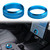 Auovo Volume Control Knob Cover Compatible with Ford Mustang Mach E Accessories 2024 2023 2022 2021 Mach-E Gear Shift Switch Knob Cover Ring Aluminum Alloy (2PCS-Blue)
