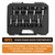 10PCS Forstner Drill Bit,Triple Flute Tungsten Carbide Tipped - for Hard Wood,Soft Wood Woodworking Hinge Cutter Tool Kits for Veneered Plywood Plastic