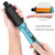 Mini Curling Iron PHOEBE 3/4 Inch Dual Voltage Ceramic Tourmaline Ionic Hot Curler Brush with Traveling Bag for Europe, Professional, Travel for Short Hair