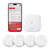 X-Sense Wi-Fi Water Leak Detector Kit, Smart Water Sensor Alarm with App Alerts and Ultra-Slim Design, Water Alarm Leak Detector for Basements, 4 Water Sensors and 1 Base Station, Model SWS0A41