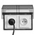 SEWACC Waterproof Outlet Cover Box 2-Gang Adhesive Electrical Socket Protector Weatherproof Splash Guard for Bathroom and Outdoor Use